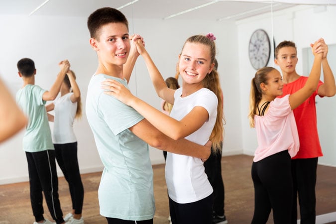 lau students in dance class