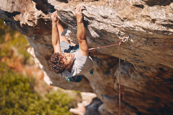 photo of rock climber - LAU Dynamic Adventure staff