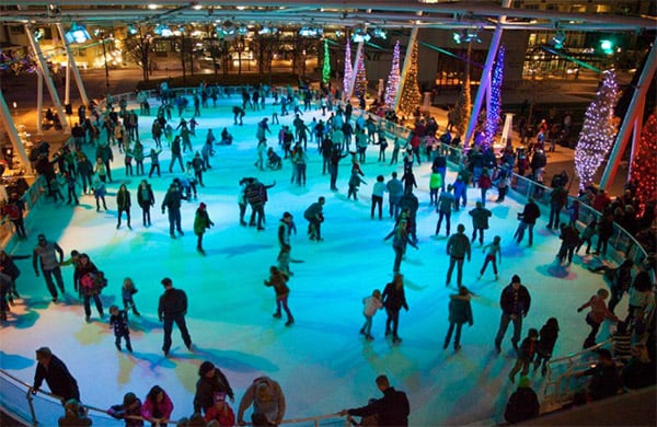 Ice Skating at Winter Wonderland