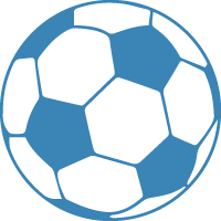 Soccer Ball Blue